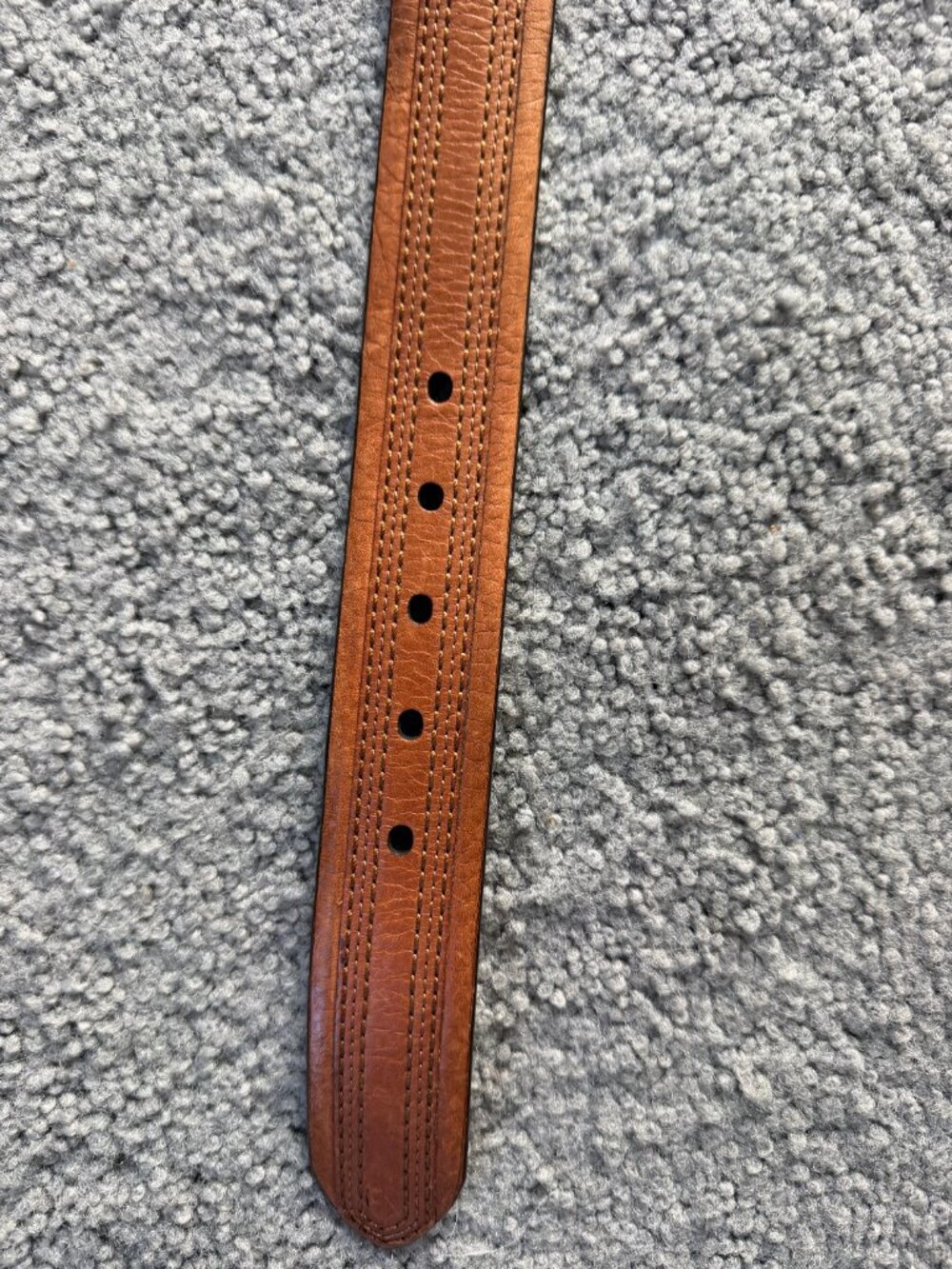 Ariat Men’s Grip Strip Tan Full Grain Leather Belt Size 34 Model 730011 - Picture 3 of 10